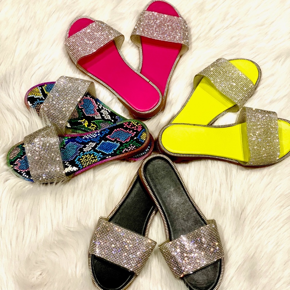 Rhinestone slides